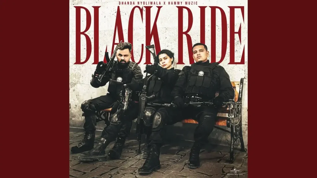 BLACK RIDE Song Lyrics - Dhanda Nyoliwala, Hammy Music 2025