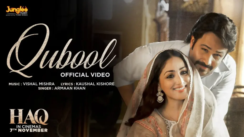 Qubool Lyrics - Vishal Mishra, Emraan Hashmi 2025